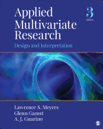 Cover of Applied Multivariate Research: Design and Interpretation