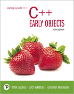 Cover of Starting Out with C++: Early Objects