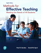 Cover of Methods for Effective Teaching: Meeting the Needs of All Students, with Enhanced Pearson Etext -- Access Card Package