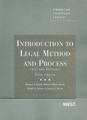 Cover of Introduction to Legal Method and Process: Cases and Materials