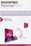 Cover of Mastering Physics with Pearson Etext Access Code (24 Months) for Physics