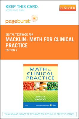 Cover of Math for Clinical Practice - Elsevier eBook on Vitalsource (Retail Access Card)