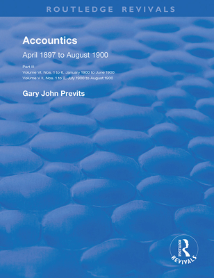Cover of Accountics, Part III: January 1900 to August 1900