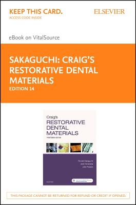 Cover of Craig's Restorative Dental Materials - Elsevier eBook on Vitalsource (Retail Access Card): Craig's Restorative Dental Materials - Elsevier eBook on V