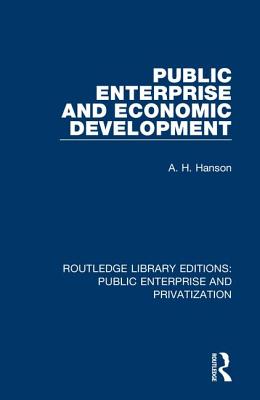 Cover of Public Enterprise and Economic Development