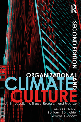 Cover of Organizational Climate and Culture: An Introduction to Theory, Research, and Practice