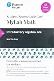 Cover of Mylab Math with Pearson Etext -- 18 Week Standalone Access Card -- For Introductory Algebra