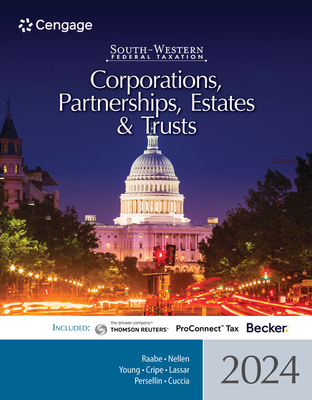 Cover of South-Western Federal Taxation 2024: Corporations, Partnerships, Estates and Trusts