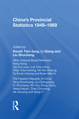 Cover of China's Provincial Statistics, 1949-1989