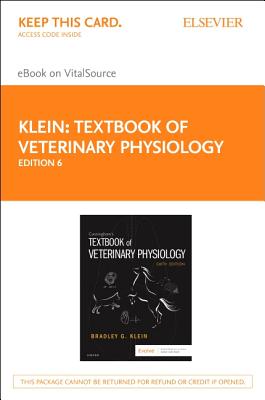 Cover of Textbook of Veterinary Physiology - Elsevier eBook on Vitalsource (Retail Access Card): Textbook of Veterinary Physiology - Elsevier eBook on Vitalso
