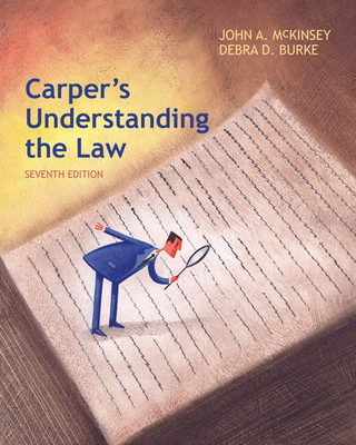 Cover of Carper's Understanding the Law