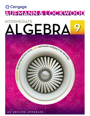 Cover of Intermediate Algebra: An Applied Approach