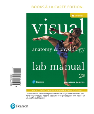 Cover of Visual Anatomy & Physiology Lab Manual, Cat Version