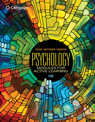 Cover of Psychology: Modules for Active Learning
