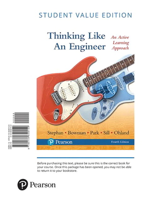 Cover of Thinking Like an Engineer: An Active Learning Approach
