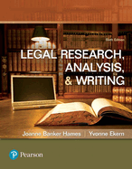 Cover of Legal Research, Analysis, and Writing