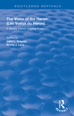 Cover of A Middle French Vowing Poem: A Middle French Vowing Poem