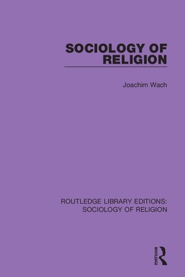Cover of Sociology of Religion