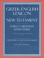 Cover of A Greek-English Lexicon of the New Testament and Other Early Christian Literature