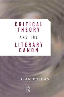 Cover of Critical Theory And The Literary Canon