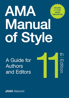 Cover of AMA Manual of Style: A Guide for Authors and Editors - Hardcover/Online Bundle Package