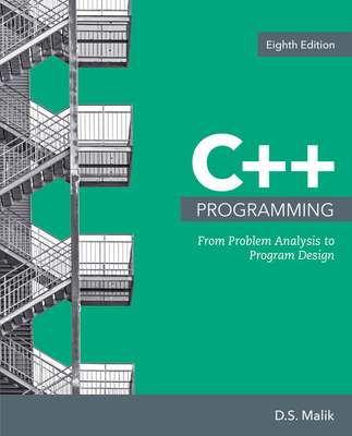 Cover of Bundle: C++ Programming: From Problem Analysis to Program Design, Loose-Leaf Version, 8th + Mindtapv2.0, 1 Term Printed Access Card