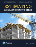 Cover of Estimating in Building Construction