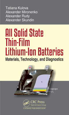 Cover of All Solid State Thin-Film Lithium-Ion Batteries: Materials, Technology, and Diagnostics