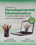 Cover of Worktext for Developmental Mathematics: Prealgebra, Introductory Algebra, and Intermediate Algebra