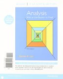Cover of Analysis with an Introduction to Proof
