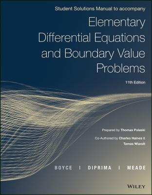Cover of Elementary Differential Equations and Boundary Value Problems, Student Solutions Manual