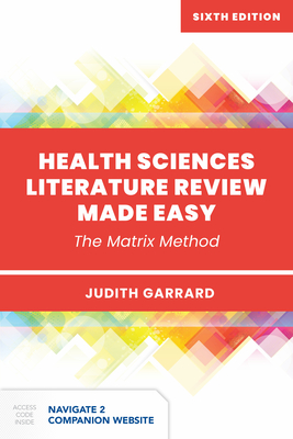 Cover of Health Sciences Literature Review Made Easy