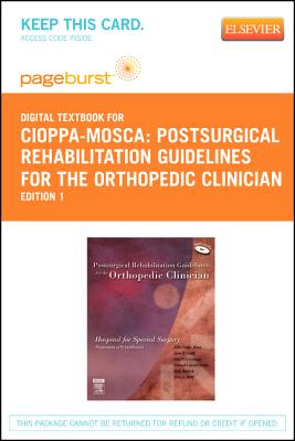 Cover of Postsurgical Rehabilitation Guidelines for the Orthopedic Clinician - Elsevier eBook on Vitalsource (Retail Access Card)